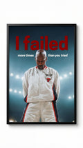 Michael Jordan Keep Trying Tasarım Tablo